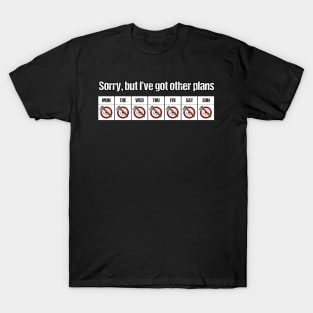 Axe Throwing - I've got other Plans T-Shirt